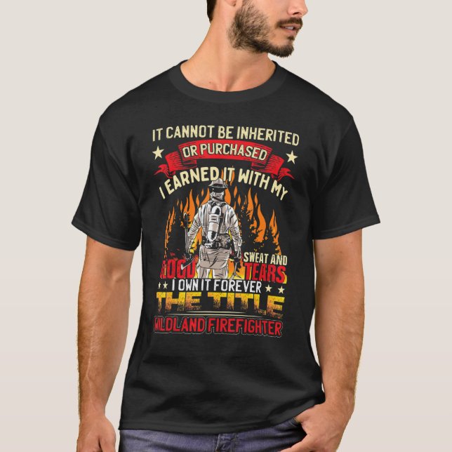 Camiseta Bombero de tierras silvestres (Anverso)