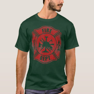 Camiseta Bombero del Departamento de Bomberos