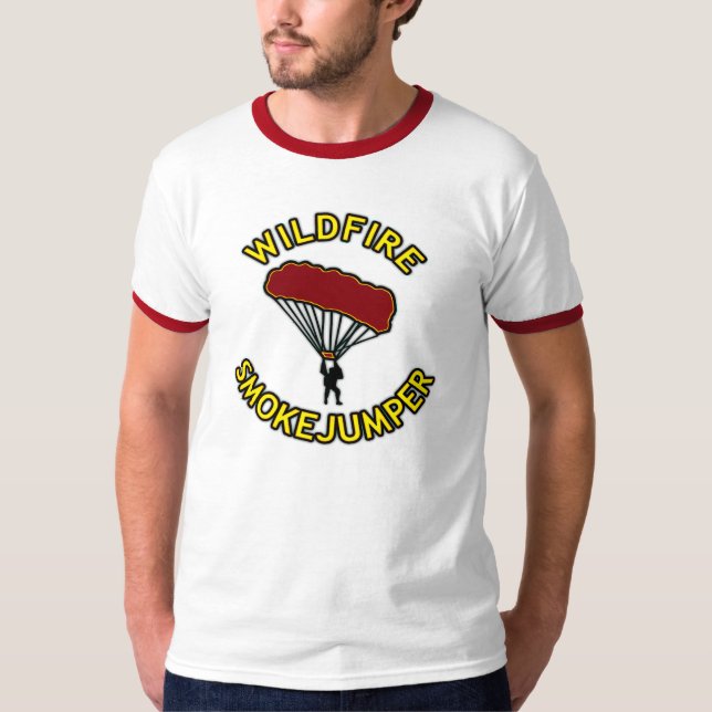 Camiseta Bombero del incendio fuera de control (Anverso)