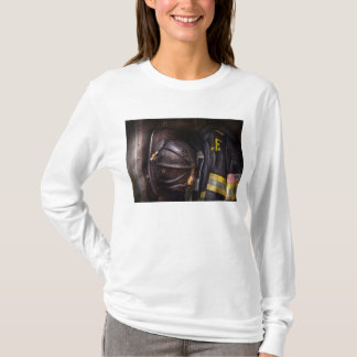 Camiseta Bombero - Desgastado y usado