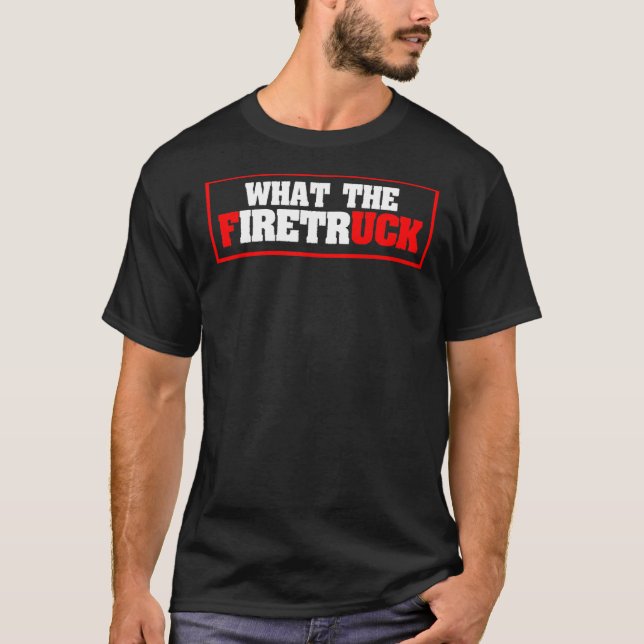Camiseta Bombero dice primer bombero bombero (Anverso)