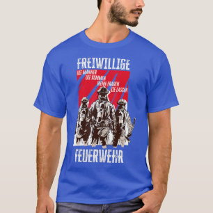Camiseta Bombero dice regalo para brigada de bomberos volun