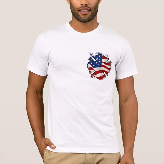 Camiseta Bombero disponible del nuevo diseño ahora - (Anverso)