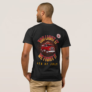 Camiseta Bombero Divertido 4 de Julio