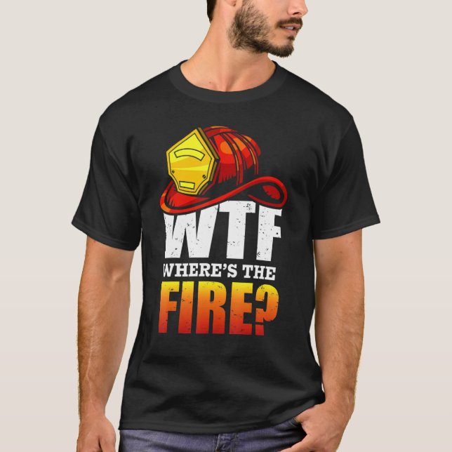 Camiseta Bombero Donde El Bombero (Anverso)