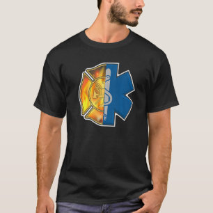 Camiseta Bombero Emt Orgulloso Emt Bombero Ems Insignia  2