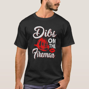 Camiseta Bombero En El Bombero Diseña Para Hombres Mujeres