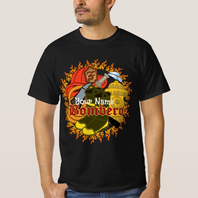 Camiseta Bombero Firefighter  (Anverso)