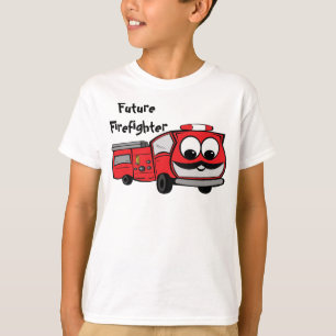 Camiseta Bombero futuro - coche de bomberos