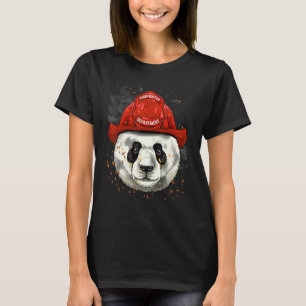 Camiseta Bombero gigante del departamento de bomberos Panda