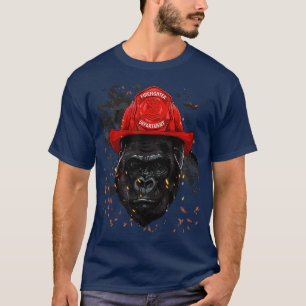 Camiseta Bombero Gorilla Ape Fire Department Mo