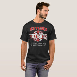 Camiseta Bombero jubilado estado que orgulloso allí hecha
