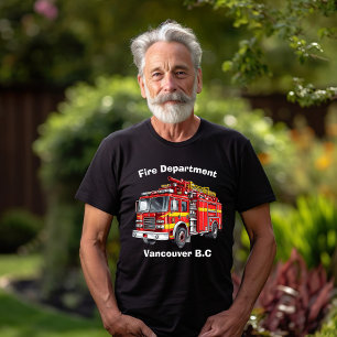 Camiseta Bombero listo para actuar al amanecer