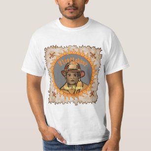 Camiseta Bombero negro