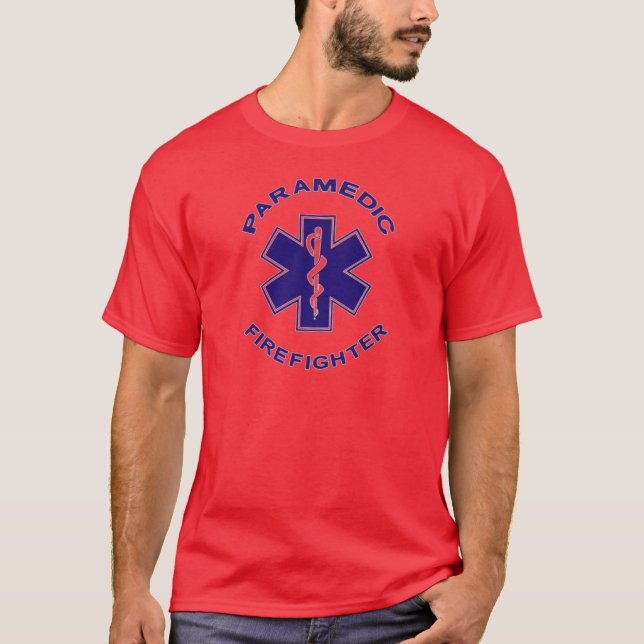 Camiseta Bombero paramédico (Anverso)