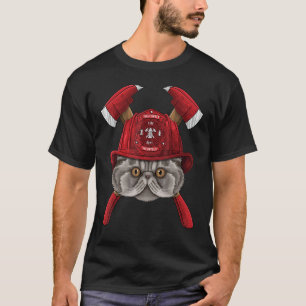 Camiseta Bombero Persa Bombero Niños Rescate de Fuego