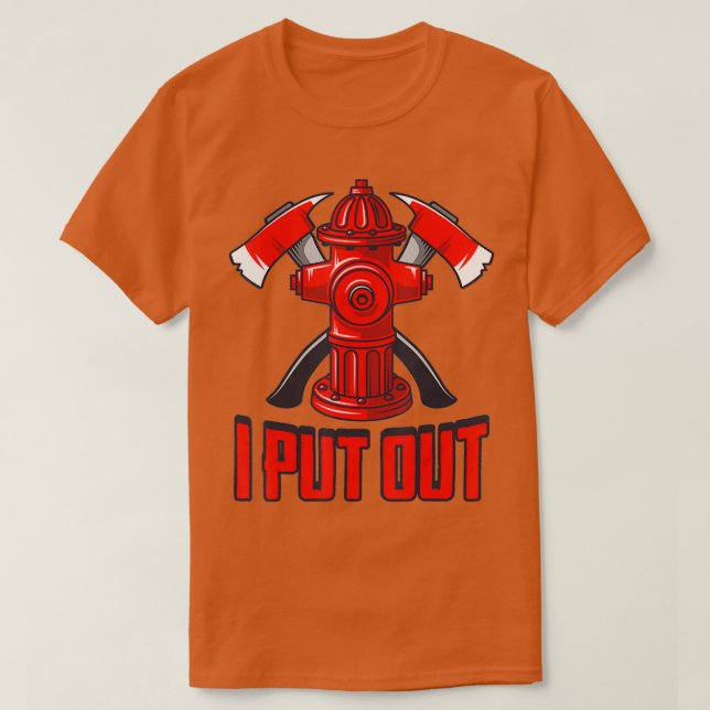 Camiseta Bombero Que He Puesto (Diseño del anverso)