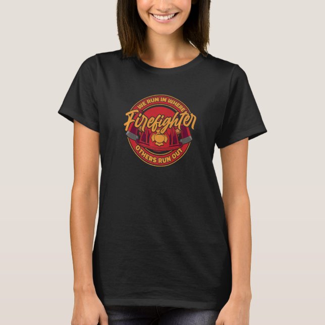 Camiseta Bombero Rescate de Incendios Bombero 3 (Anverso)