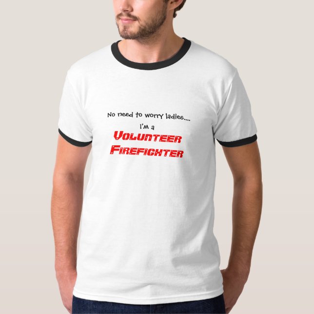 Camiseta Bombero voluntario (Anverso)