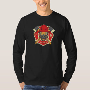 Camiseta Bombero voluntario del Departamento de Bomberos