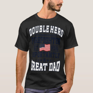 Camiseta Bombero y gran papá