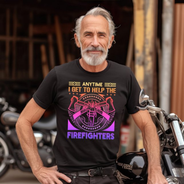 Camiseta Bomberos apoyan a la comunidad (Subido por el creador)