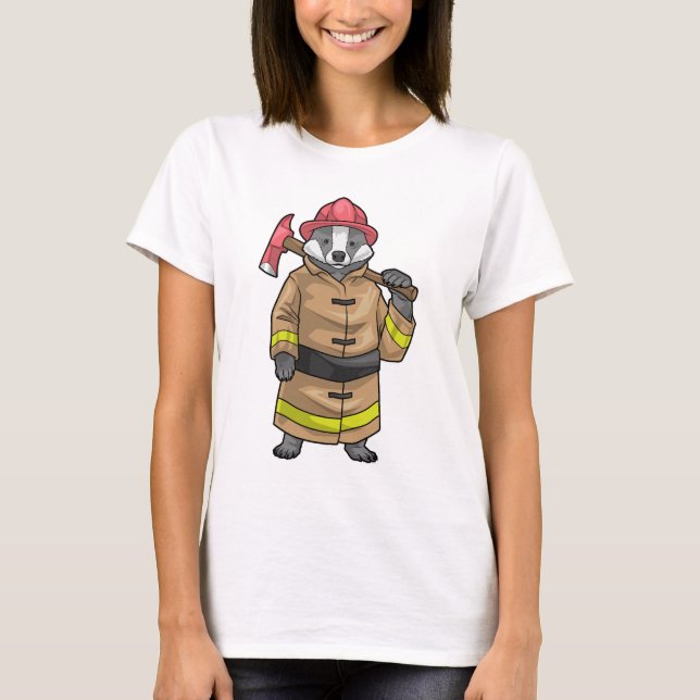 Camiseta Bomberos blindados servicio de bomberos contra inc (Anverso)