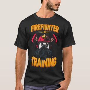 Camiseta Bomberos Bomberos Bomberos Entrenando Fuego