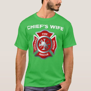 Camiseta Bomberos bomberos bomberos jefe de bomberos 1 muje