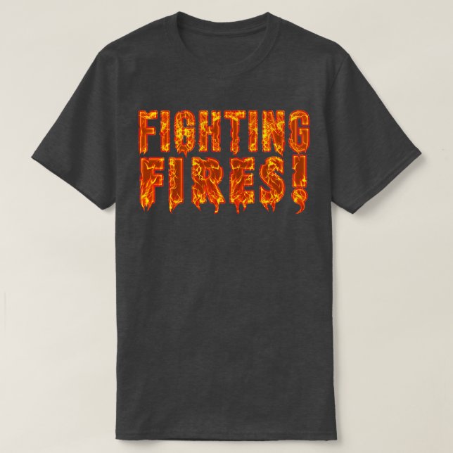 Camiseta Bomberos bomberos contra incendios 1 (Diseño del anverso)