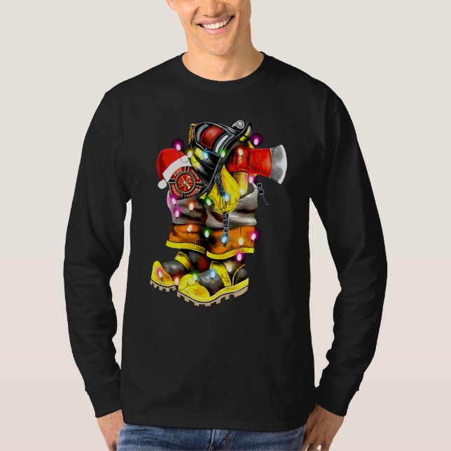 Camiseta Bomberos bomberos Navidades de zapatos ligeros nav (Anverso)