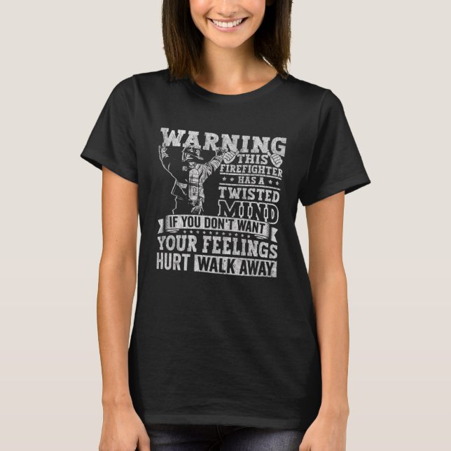 Camiseta Bomberos de bomberos para hombres (Anverso)