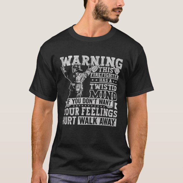Camiseta Bomberos de bomberos para hombres (Anverso)