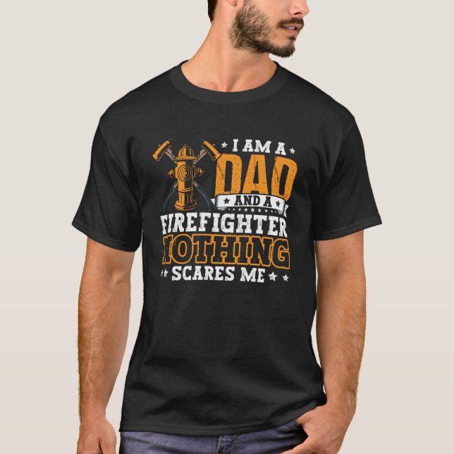 Camiseta Bomberos de bomberos para hombres (Anverso)