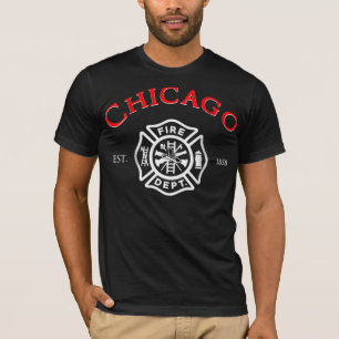Camiseta Bomberos de la ciudad de Chicago