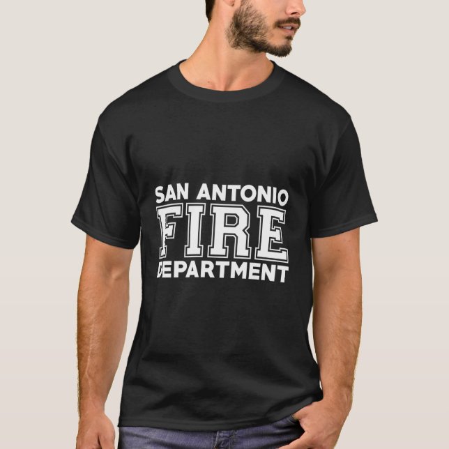 Camiseta Bomberos de la Ciudad de San Antonio (Anverso)