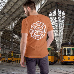 Camiseta Bomberos de la Cruz Maltesa del Departamento de Bo