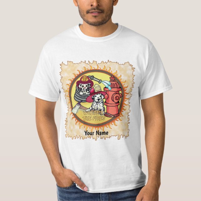 Camiseta Bomberos de perros (Anverso)