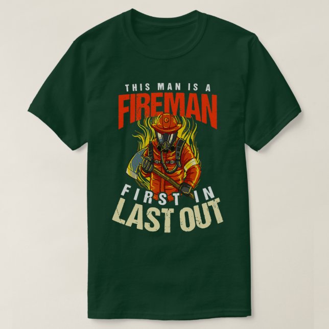 Camiseta Bomberos de tierras salvajes por fin (Diseño del anverso)