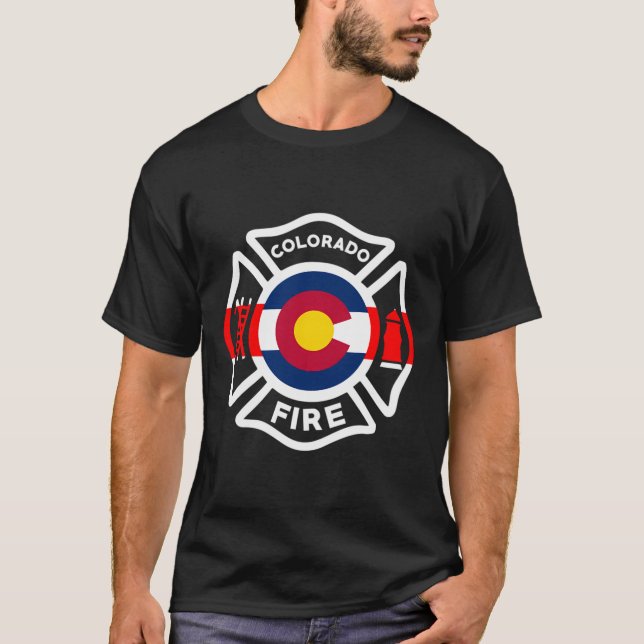 Camiseta Bomberos de viviendas del Departamento de Bomberos (Anverso)