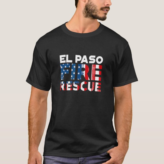 Camiseta Bomberos del Departamento de Bomberos de El Paso e (Anverso)