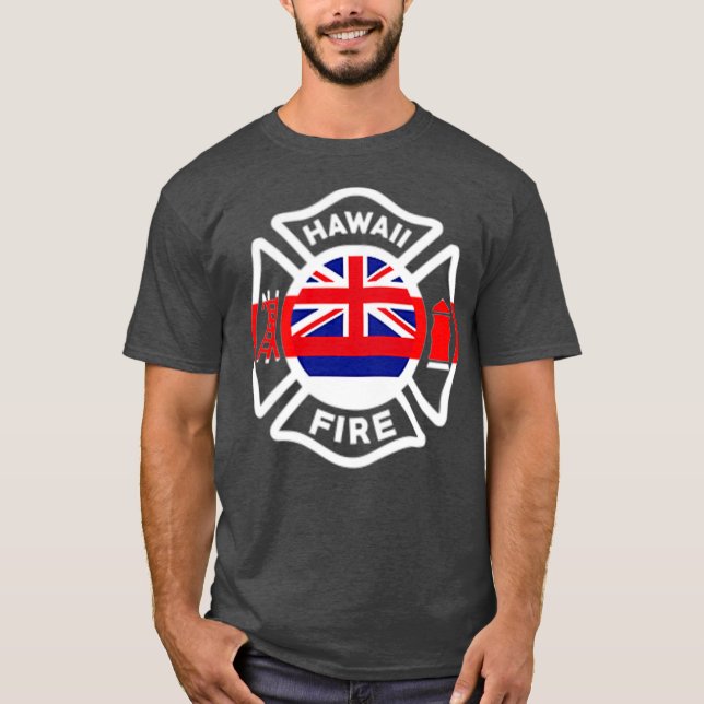 Camiseta Bomberos del Departamento de Bomberos de Hawái (Anverso)
