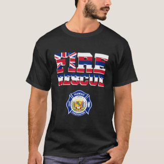 Camiseta Bomberos del Departamento de Bomberos de Hawái Res
