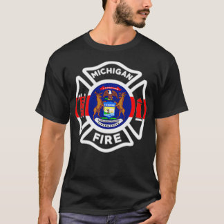 Camiseta Bomberos del Departamento de Bomberos de Michigan