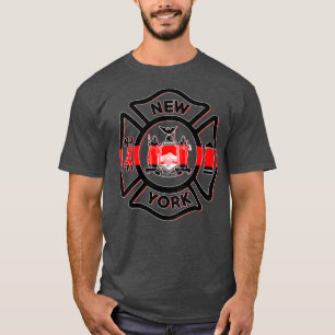 Camiseta Bomberos del Departamento de Bomberos de Nueva Yor