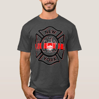 Camiseta Bomberos del Departamento de Bomberos de Nueva Yor