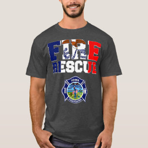 Camiseta Bomberos del Departamento de Rescate de Bomberos d