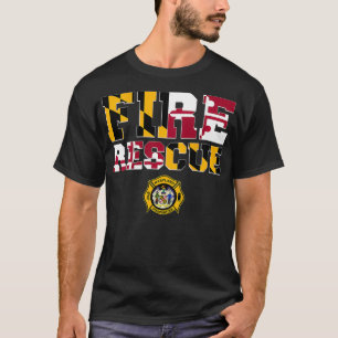 Camiseta Bomberos del Departamento de Rescate de Bomberos d