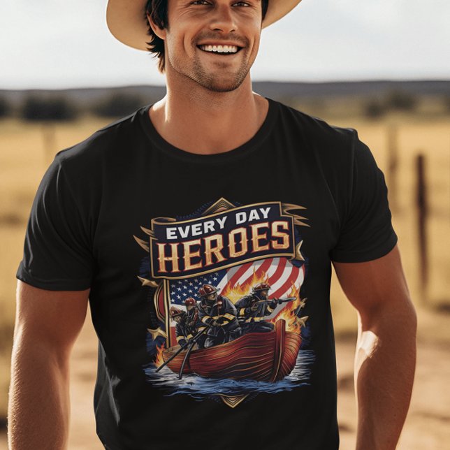 Camiseta Bomberos desafían a las llamas (Subido por el creador)