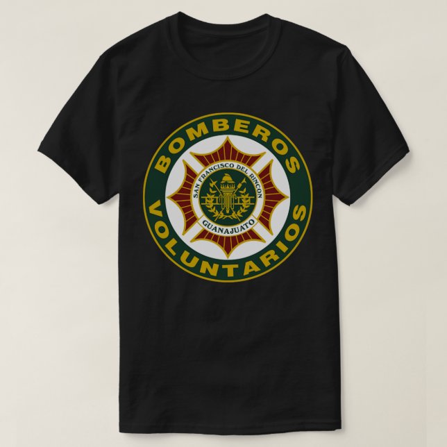 Camiseta Bomberos voluntarios (Diseño del anverso)